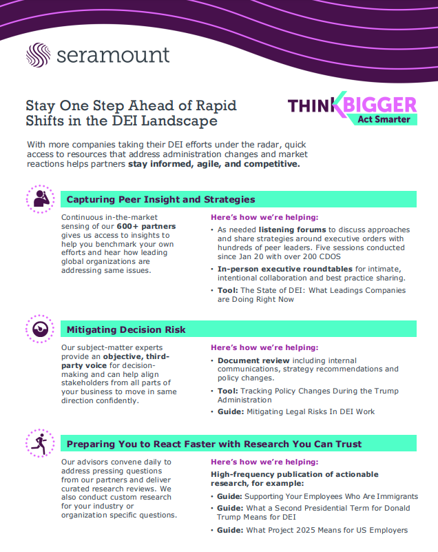 Stay One Step Ahead of Rapid Shifts in the DEI Landscape