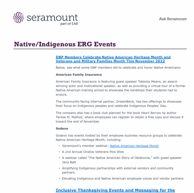Native and Indigenous ERG Events: Honoring Heritage and Building Awareness